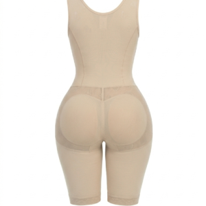 Faja postoperatoria - postparto a la rodilla manga, Alta Compresion 4 Broches Ref 1125