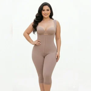 Faja postoperatoria - postparto Alta compresion Broche Centro a la Rodilla Ref 1120